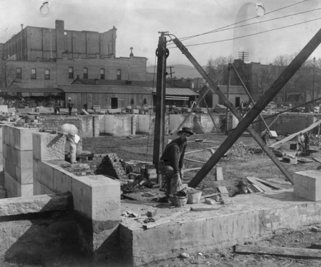 Year 1903 - Early Construction, April