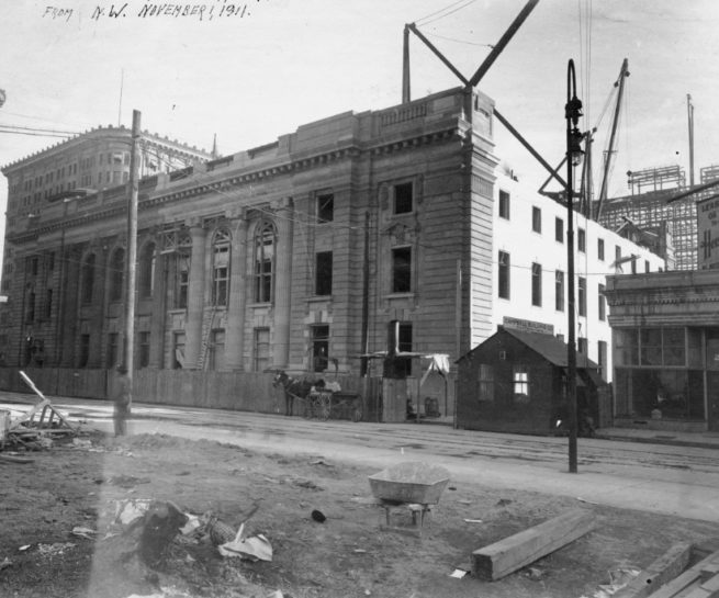 Year 1911 - Addition Construction at Northwest, November