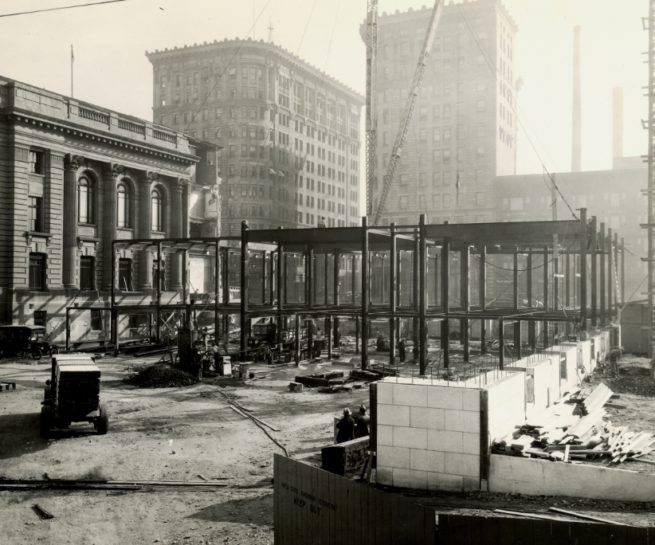 Year 1931 - Extension Looking East, October