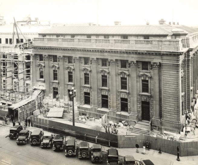 Year 1932 - East Elevation Complete, May